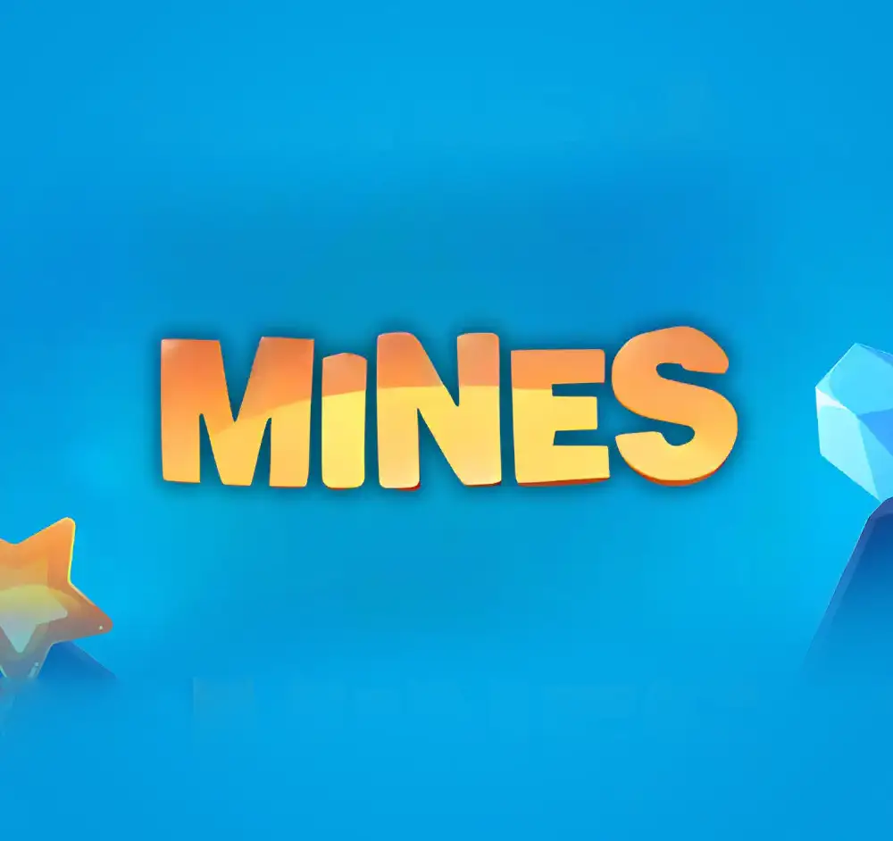 Mines casino game by Spribe — 5x5 grid with stars and mines